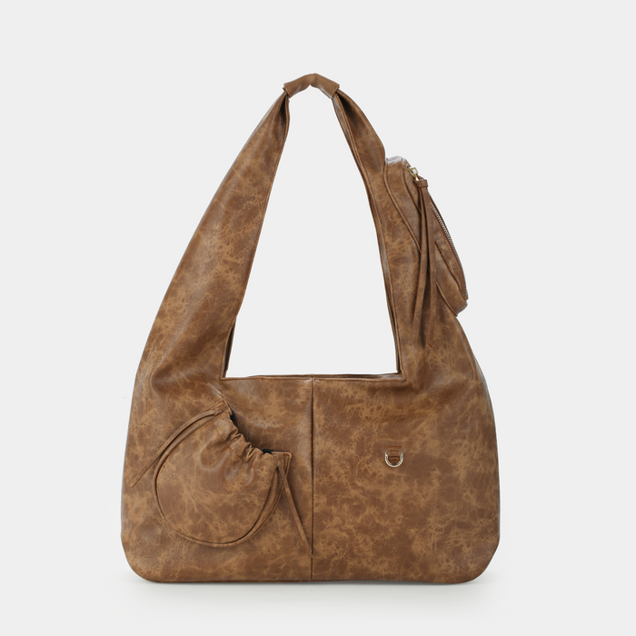 Bag C2-POCKET HOBO (L) — Brown