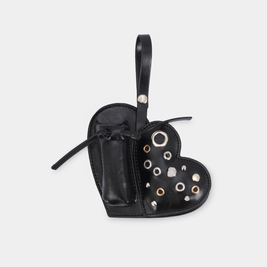 Charm EYELET HEART Lipstick Case