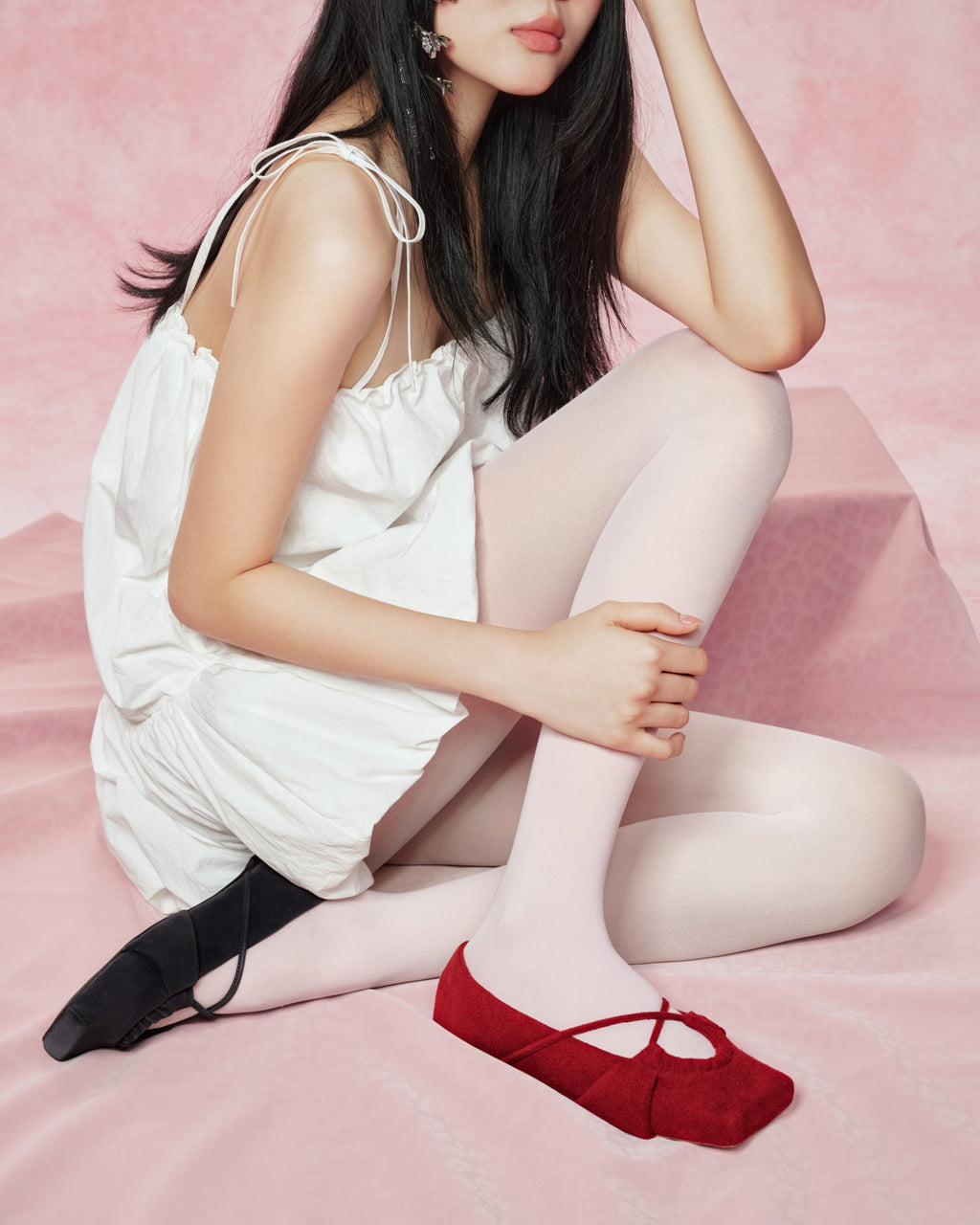 SQUARE X Ballet Flats (Shoes)