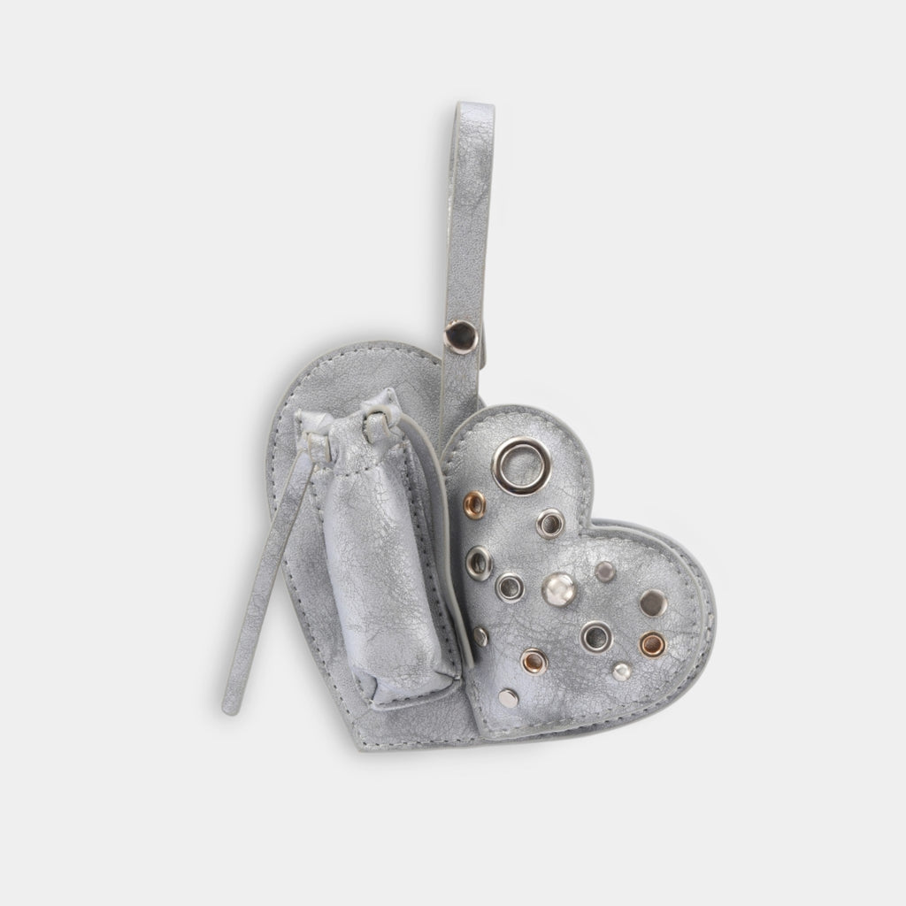 Charm EYELET HEART Lipstick Case