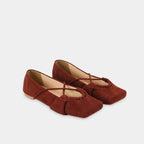 SQUARE X Ballet Flats (Shoes)