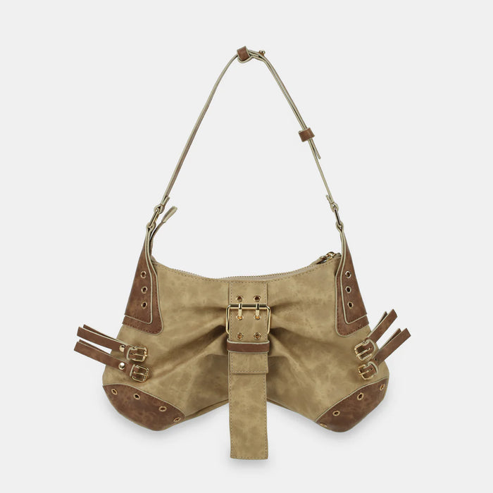Bag BUTTERFLY — Beige x Brown