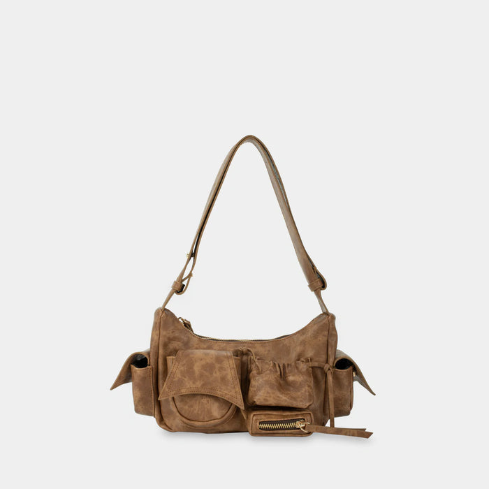 Bag C5-POCKET (S) — Brown