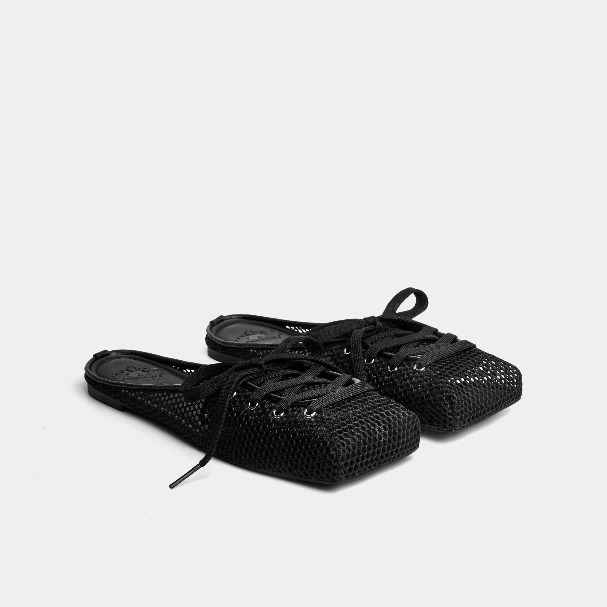 Shoes "MIDDLE" MESH BALLET FLAT MULES