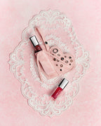 Charm EYELET HEART Lipstick Case