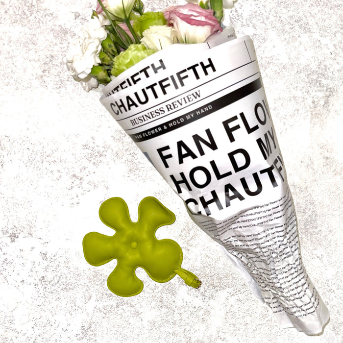 Charm FAN FLOWER (S) — Avocado Green
