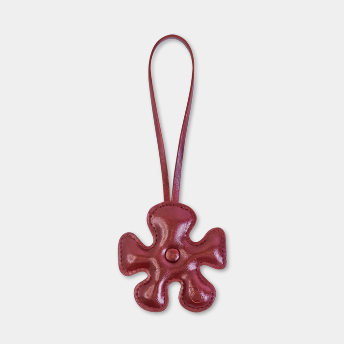 Charm MINI FAN FLOWER — Dark Red