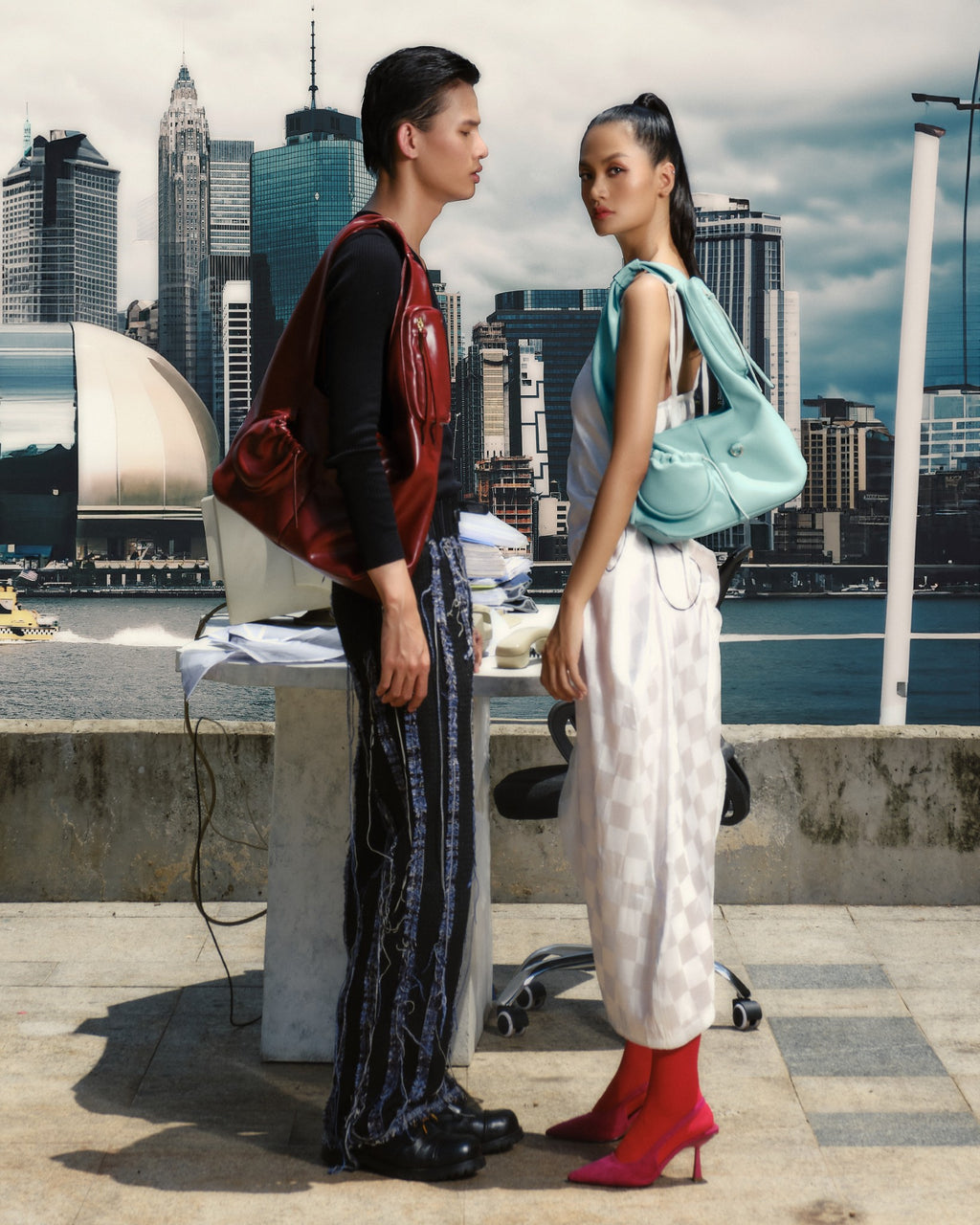 Bag C2-POCKET HOBO (L)