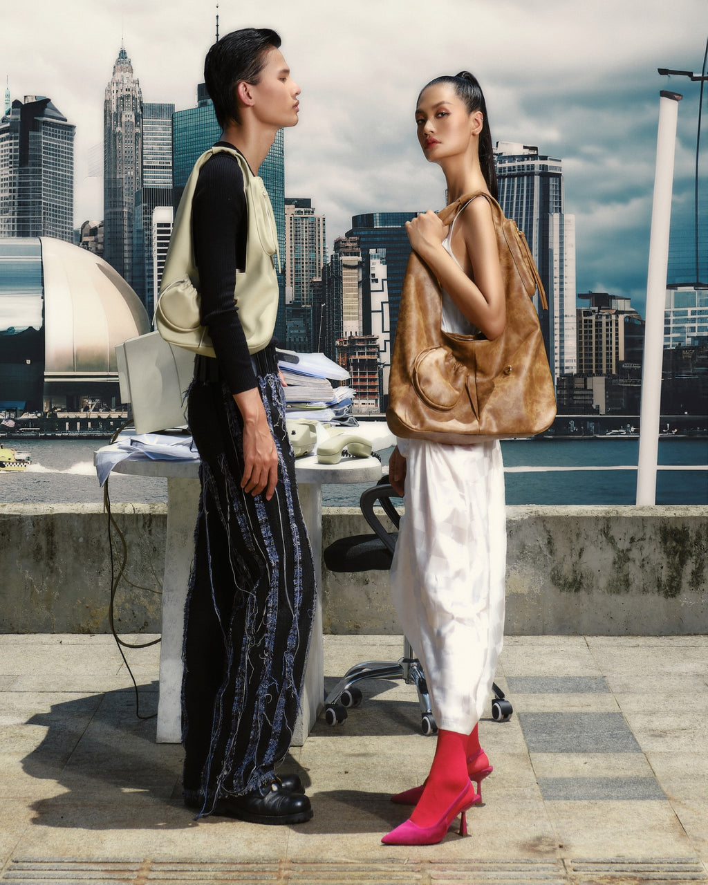 Bag C2-POCKET HOBO (L)